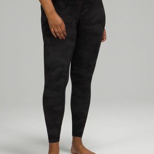 lululemon athletica Black Camo Leggings